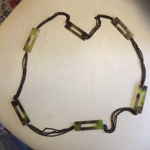 Tortoise brown necklace